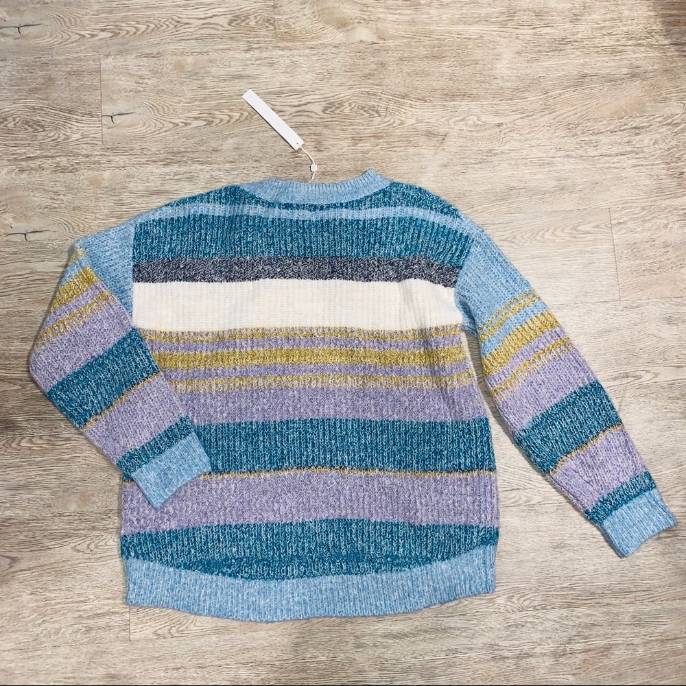 NWT Caslon | Ombré Striped Sweater - Picture 6 of 8